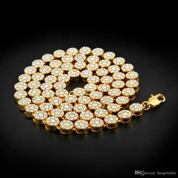 men fashion charm 1 row cluster chain iced out yellow gold plated hip hop cz chain necklace jewelry gift for men, Silver
men fashion charm 1 row cluster chain iced out yellow gold plated hip hop cz chain necklace jewelry gift for men, Silver