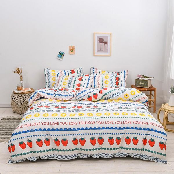 cartoon style bedding set double//king size edredones de cama simple pattern quilts cover set with flat sheet for adult
cartoon style bedding set double//king size edredones de cama simple pattern quilts cover set with flat sheet for adult