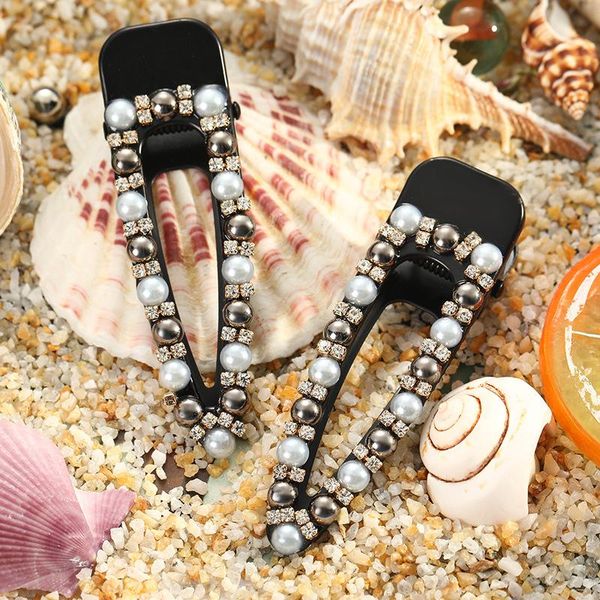 black fashion duckbill clip pearl hairpin alloy geometric hairpin hair clips for girls hair accessories for women headwear
black fashion duckbill clip pearl hairpin alloy geometric hairpin hair clips for girls hair accessories for women headwear