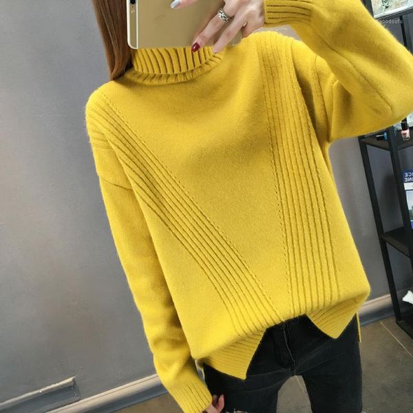 autumn winter turtleneck sweater women long sleeve knitted pullover women clothes jumper white yellow bottom sweaters c47941, White;black
autumn winter turtleneck sweater women long sleeve knitted pullover women clothes jumper white yellow bottom sweaters c47941, White;black