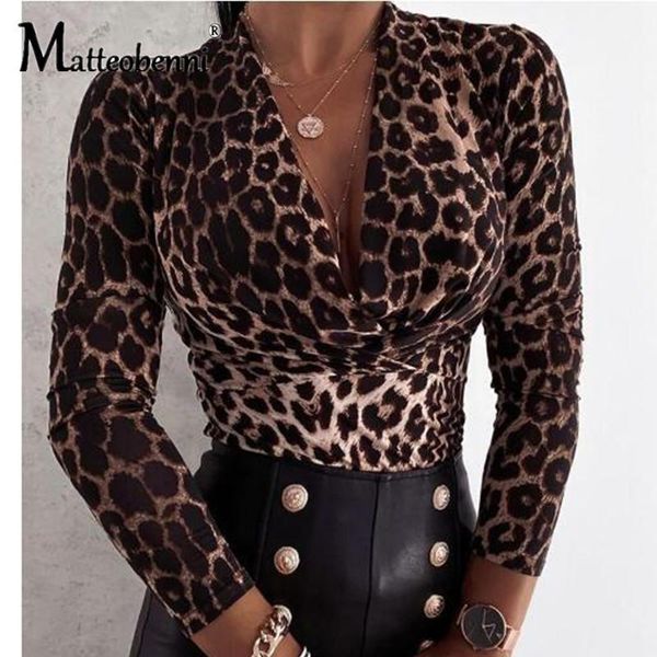 women elegant leopard print blouse shirt 2020 autumn slim long sleeve pullover office lady 2xl fashion v-neck blouse1, White 
women elegant leopard print blouse shirt 2020 autumn slim long sleeve pullover office lady 2xl fashion v-neck blouse1, White