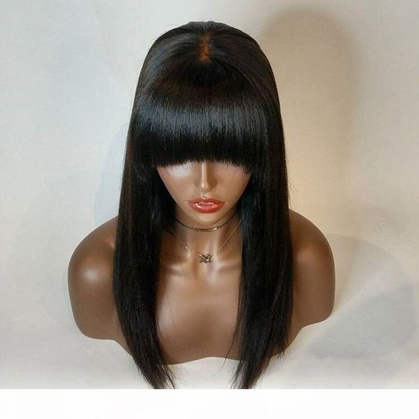 stock silky straight synthetic lace front wig with bangs long natural black wig glueless heat resistant fiber hair wigs for women
stock silky straight synthetic lace front wig with bangs long natural black wig glueless heat resistant fiber hair wigs for women