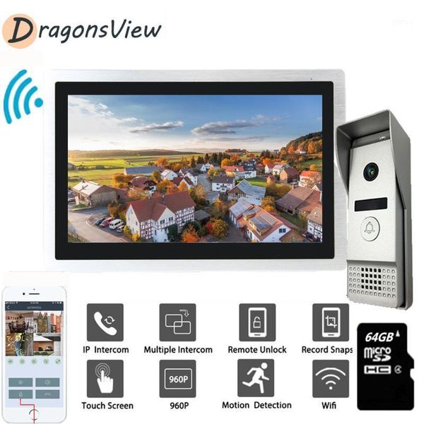 dragonsview video intercom 10 inch 960p ip wifi touch screen video door phone doorbell with motion sensor for home office villa1
dragonsview video intercom 10 inch 960p ip wifi touch screen video door phone doorbell with motion sensor for home office villa1