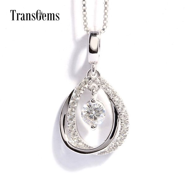 transgems solid 18k whtie gold center 0.5 ct f color moissanite pendant with moissanite accents for women gift slide pendant y200620, Silver
transgems solid 18k whtie gold center 0.5 ct f color moissanite pendant with moissanite accents for women gift slide pendant y200620, Silver