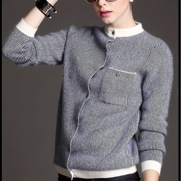 women's cashmere autumn winter stripe cardigan sweater wool elastic sweaters slim tight bottoming knitted cardigans 201202, White;black
women's cashmere autumn winter stripe cardigan sweater wool elastic sweaters slim tight bottoming knitted cardigans 201202, White;black