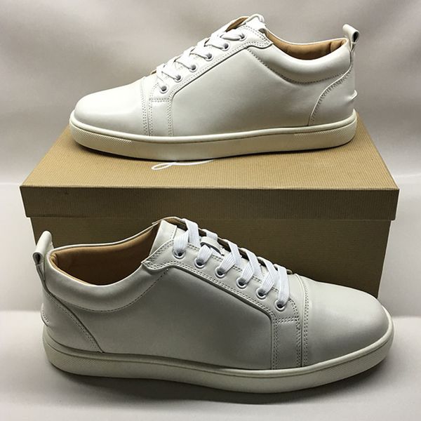 2021 luxury designer shoes for men red bottom junior spikes flat sneakers genuine leather classic paris mens dress shoes, Black 
2021 luxury designer shoes for men red bottom junior spikes flat sneakers genuine leather classic paris mens dress shoes, Black