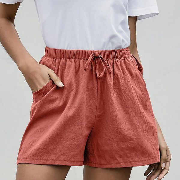 women's shorts 2021 summer casual cotton linen women plus size high waist fashion streetwear short pants, White;black
women's shorts 2021 summer casual cotton linen women plus size high waist fashion streetwear short pants, White;black