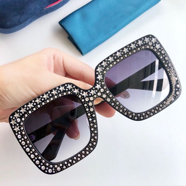 designer square large frame plate high grade sunglasses with drill female g family sunglasses 0148 star glasses big face lfyjsh, White;black
designer square large frame plate high grade sunglasses with drill female g family sunglasses 0148 star glasses big face lfyjsh, White;black