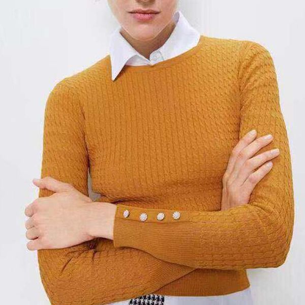 women's sweaters knit sweater solid fashion autumn and winter round neck twist texture slim elastic casual pullover knitwear female, White;black
women's sweaters knit sweater solid fashion autumn and winter round neck twist texture slim elastic casual pullover knitwear female, White;black