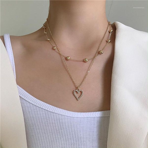 cz zircon heart choker necklace for women multi-layer pendant necklaces collares chain goth female jewelry bijoux1, Golden;silver
cz zircon heart choker necklace for women multi-layer pendant necklaces collares chain goth female jewelry bijoux1, Golden;silver