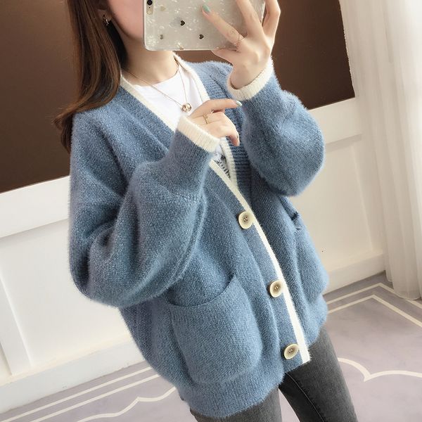 2021 new fashion sweater casual female cardigan with v regular buttons sheer lazy style mesh sleeve zsms, White;black
2021 new fashion sweater casual female cardigan with v regular buttons sheer lazy style mesh sleeve zsms, White;black