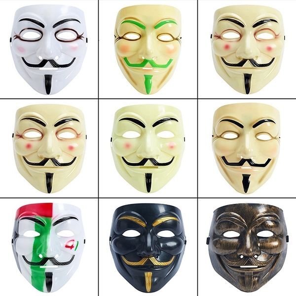 masks vendetta masquerade full face decoration movie props v party male female halloween mask 9 style hha735
masks vendetta masquerade full face decoration movie props v party male female halloween mask 9 style hha735