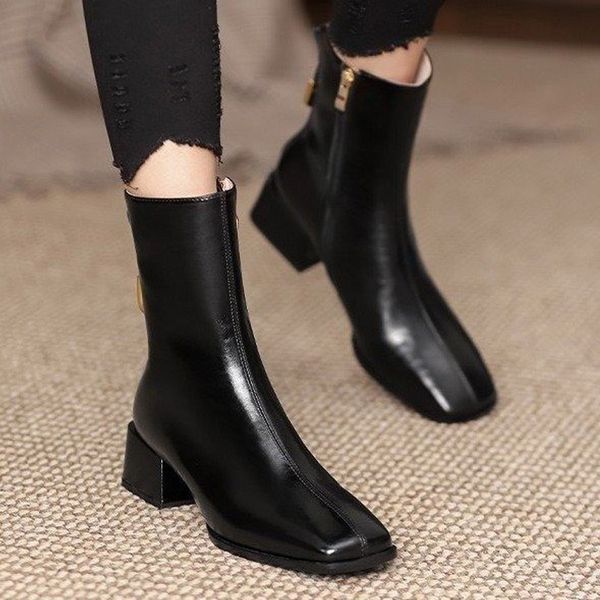 luxury designer shoes women black square heel nude boots ladies retro square single boots female thick heel sock boot autumn wi
luxury designer shoes women black square heel nude boots ladies retro square single boots female thick heel sock boot autumn wi