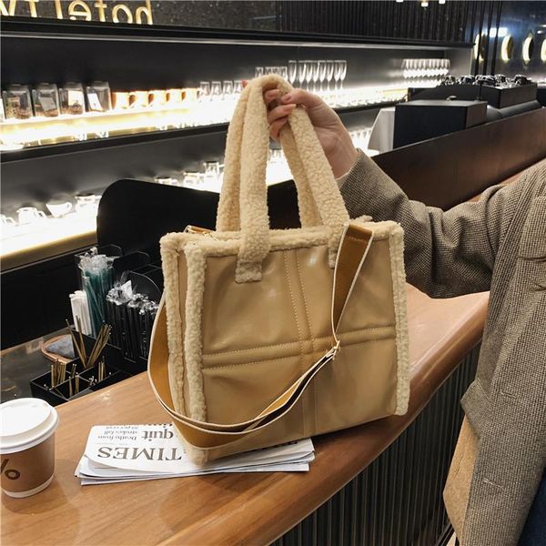 cross body fashion lambswool pu patchwork large totes designer women handbags luxury leather shoulder bag big capacity buckets purse winter
cross body fashion lambswool pu patchwork large totes designer women handbags luxury leather shoulder bag big capacity buckets purse winter