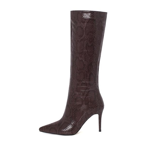 boots mkkhou fashion knee-high women 2021 winter brown snakeskin pointy straight thigh-high leather boot size 33-42, Black
boots mkkhou fashion knee-high women 2021 winter brown snakeskin pointy straight thigh-high leather boot size 33-42, Black