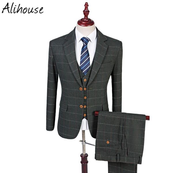2021 wool green tweed custom made groom tuxedos notch lapel men suit blazer retro men wedding suits(jacket+pants+vest, White;black
2021 wool green tweed custom made groom tuxedos notch lapel men suit blazer retro men wedding suits(jacket+pants+vest, White;black