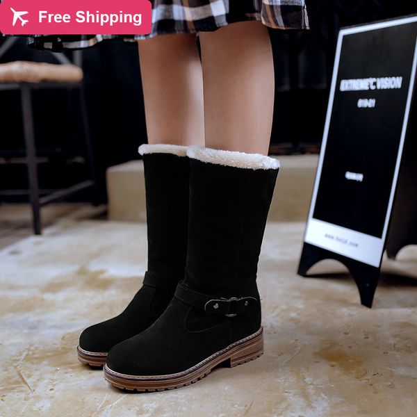 new fashionable snowboots snow high suede shoes thigh calf thighs longer size 35-43 boots, Black
new fashionable snowboots snow high suede shoes thigh calf thighs longer size 35-43 boots, Black