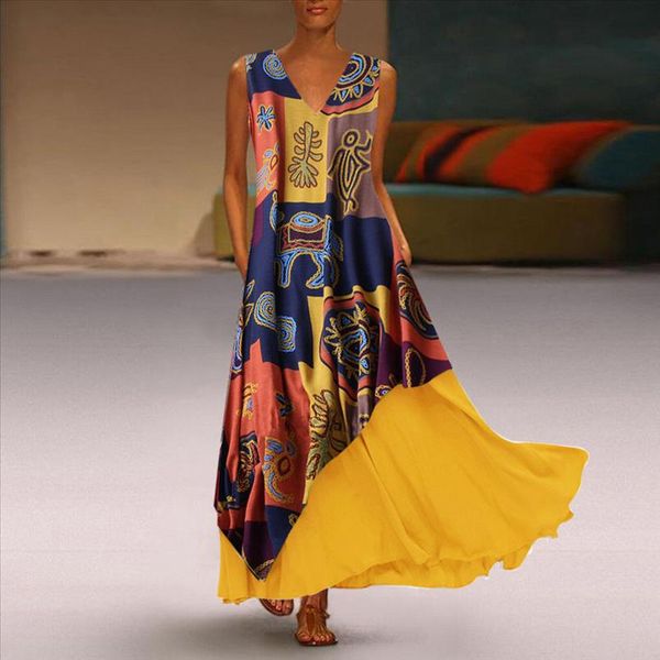 summer sleeveless dress women vintage floral printed pacthwork long sundress casual retro party vestido femme dresses, Black;gray
summer sleeveless dress women vintage floral printed pacthwork long sundress casual retro party vestido femme dresses, Black;gray