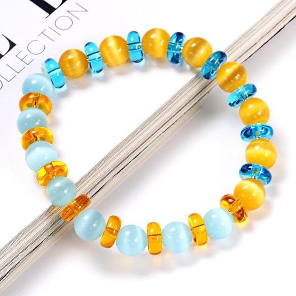 beaded, strands 8mm blue and yellow stone bead bracelet bracelets for women jewelry accessories gifts1, Black
beaded, strands 8mm blue and yellow stone bead bracelet bracelets for women jewelry accessories gifts1, Black