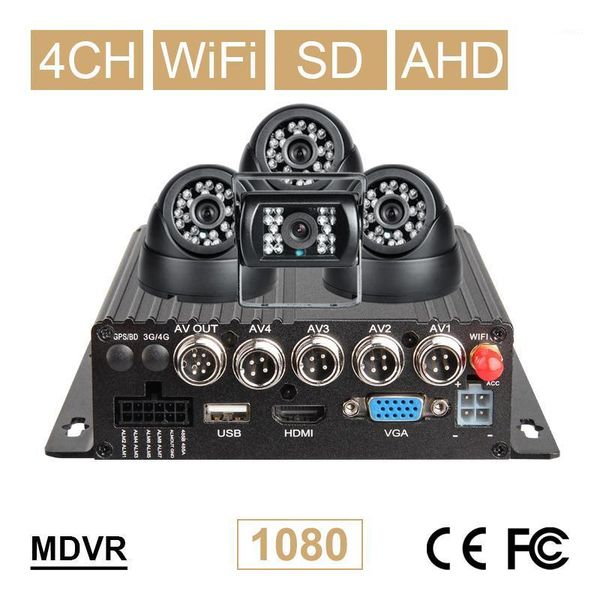 wifi 4ch ahd vehicle mobile dvr video recorder +4pcs 2.0mp bus/truck camera support remote video 24h monitoring1, Black;white
wifi 4ch ahd vehicle mobile dvr video recorder +4pcs 2.0mp bus/truck camera support remote video 24h monitoring1, Black;white