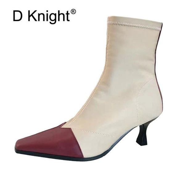 fashion eastic fabric square toe high heels boots shoes woman zipper ankle boots women shoes thin heel women size 34-40, Black
fashion eastic fabric square toe high heels boots shoes woman zipper ankle boots women shoes thin heel women size 34-40, Black