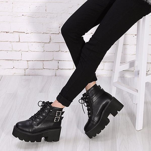 boots lace up 2021 fashion thick heel ankle women high heels autumn winter woman shoes punk platform 25, Black
boots lace up 2021 fashion thick heel ankle women high heels autumn winter woman shoes punk platform 25, Black