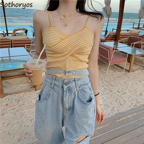 tanks women knitted striped summer basic daily streetwear women teens all-match camisoles crop retro cross chic1, White
tanks women knitted striped summer basic daily streetwear women teens all-match camisoles crop retro cross chic1, White
