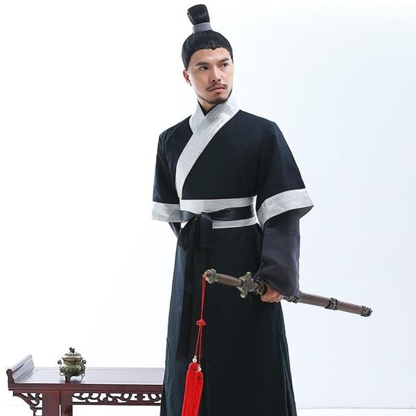 ancient hanfu male martial arts performance suits robe tv film cosplay costume wushu traditional clothing1, Black;red
ancient hanfu male martial arts performance suits robe tv film cosplay costume wushu traditional clothing1, Black;red