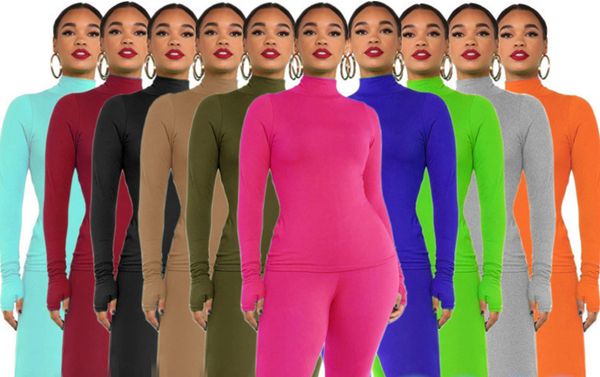women stacked tracksuits high neck slim long sleeve pullover two piece sets designer solid color 2pcs women clothes dhl p856, Gray
women stacked tracksuits high neck slim long sleeve pullover two piece sets designer solid color 2pcs women clothes dhl p856, Gray