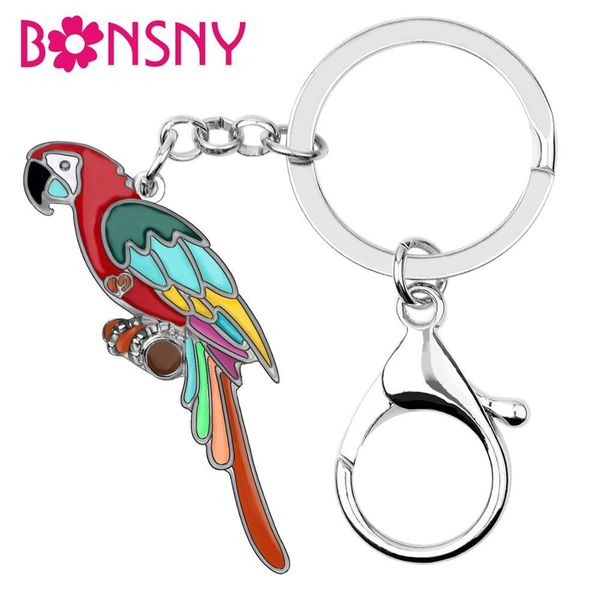 bonsny enamel alloy colorful macaws parrot bird keychains key rings bag car purse decoration accessory for women girls teen gift, Silver
bonsny enamel alloy colorful macaws parrot bird keychains key rings bag car purse decoration accessory for women girls teen gift, Silver