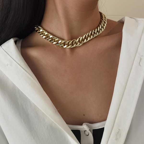 chokers choker collar statement hip hop big chunky aluminum gold color thick chain punk miami cuban necklace women jewelry, Golden;silver
chokers choker collar statement hip hop big chunky aluminum gold color thick chain punk miami cuban necklace women jewelry, Golden;silver