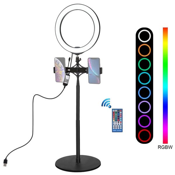 puluz 140cm round base deskmount live broadcast dual phone bracket 102 inch 26cm rgbw led ring vlogging video light kits with remote
puluz 140cm round base deskmount live broadcast dual phone bracket 102 inch 26cm rgbw led ring vlogging video light kits with remote