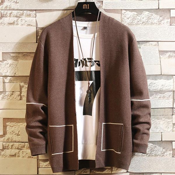 autumn new knit cardigan men fashion solid color casual sweater jacket man streetwear couple coat -3xl1, White;black
autumn new knit cardigan men fashion solid color casual sweater jacket man streetwear couple coat -3xl1, White;black