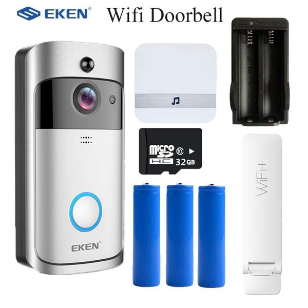 original eken v5 smart ip wifi video doorbell intercom visual video door bell wifi camera night vision wireless security camera
original eken v5 smart ip wifi video doorbell intercom visual video door bell wifi camera night vision wireless security camera