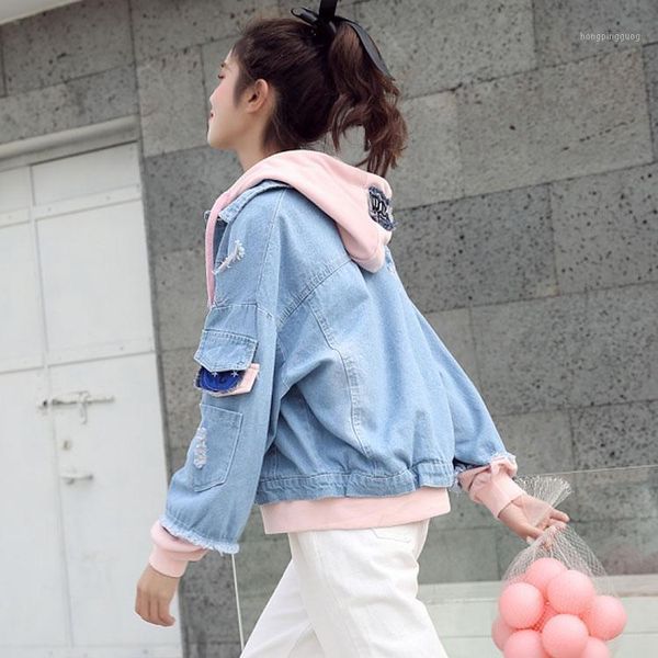 girls denimin jacket with hat women's jeans jacket spring and autumn coat chaqueta mujer jaqueta femin1, Black;brown
girls denimin jacket with hat women's jeans jacket spring and autumn coat chaqueta mujer jaqueta femin1, Black;brown