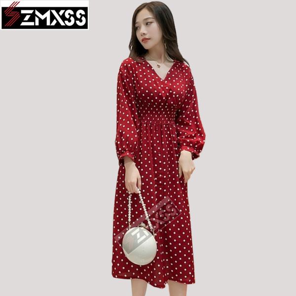 szmxss 2018 new fall long sleeve dress dot temperament dress female loose vintage dress casual a-line lantern sleeve dresses t200106, White;black
szmxss 2018 new fall long sleeve dress dot temperament dress female loose vintage dress casual a-line lantern sleeve dresses t200106, White;black