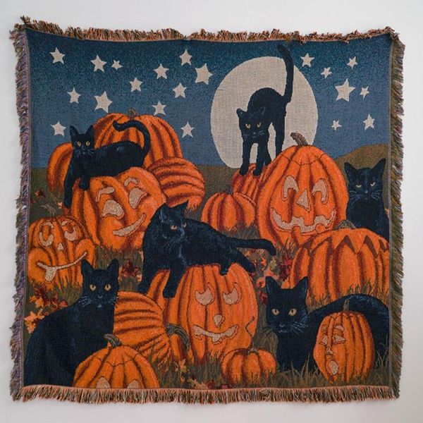 blankets knitted blanket halloween pumpkin cat sofa dust cover towel throw on bed couch chair decor hanging tapestry 130*160 home textile
blankets knitted blanket halloween pumpkin cat sofa dust cover towel throw on bed couch chair decor hanging tapestry 130*160 home textile