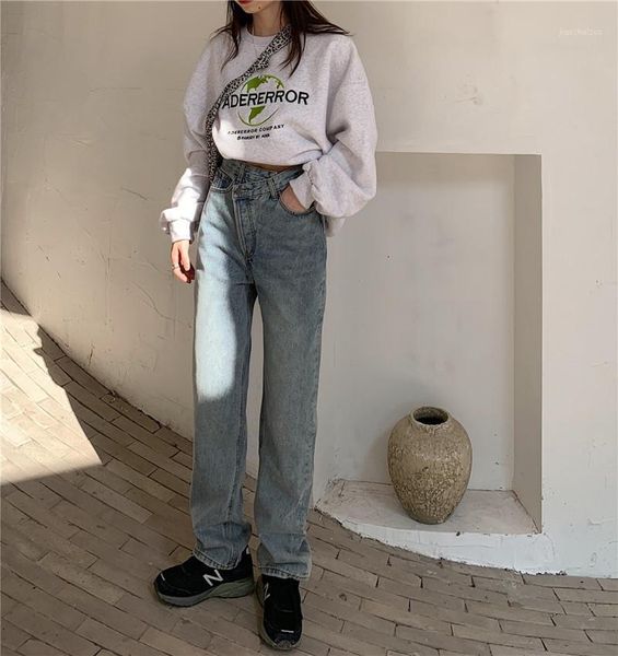 korean style baggy woman jeans high waist casual loose full-length denim pants streetwear plus size straight mom jeans mujer1, Blue
korean style baggy woman jeans high waist casual loose full-length denim pants streetwear plus size straight mom jeans mujer1, Blue