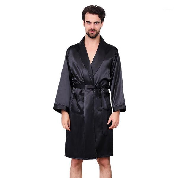 black men silky satin robe long sleeve sleepwear oversized 3xl 4xl 5xl summer kimono bathrobe casual dressing gown nightwear1, Black;brown
black men silky satin robe long sleeve sleepwear oversized 3xl 4xl 5xl summer kimono bathrobe casual dressing gown nightwear1, Black;brown