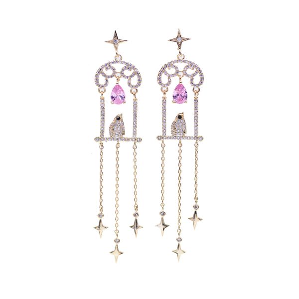 high brand fashion super long tassel earrings birdcage dangles s925 sterling silver needle stud earrings super zircon chandelier
high brand fashion super long tassel earrings birdcage dangles s925 sterling silver needle stud earrings super zircon chandelier