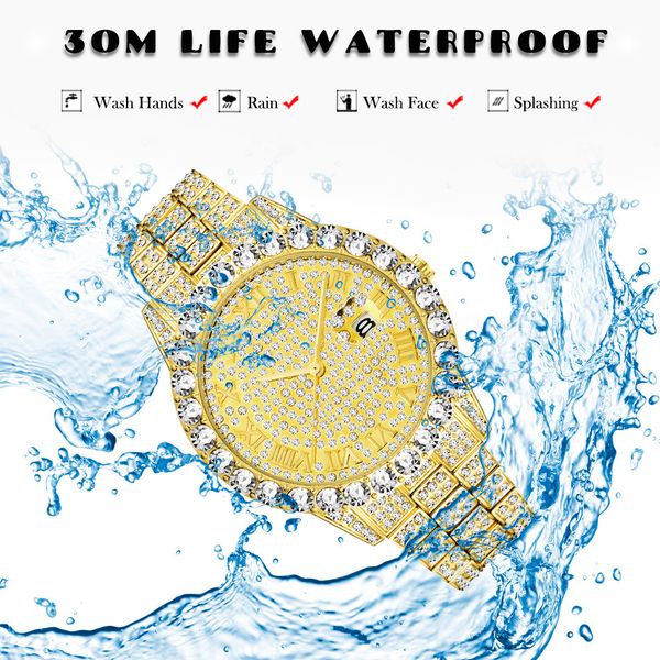 rillz men watch sliver gold mens watches brand luxury diamond bracelet stainless steel quartz wristwatch business clock 201204, Slivery;brown
rillz men watch sliver gold mens watches brand luxury diamond bracelet stainless steel quartz wristwatch business clock 201204, Slivery;brown