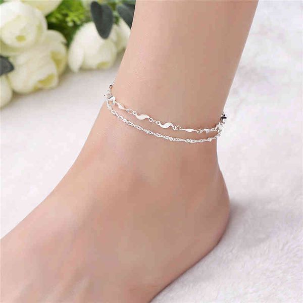 925 sterling silver women anklets jewelry wave anklet bracelet 925 for woman girls gift sb157, Red;blue
925 sterling silver women anklets jewelry wave anklet bracelet 925 for woman girls gift sb157, Red;blue