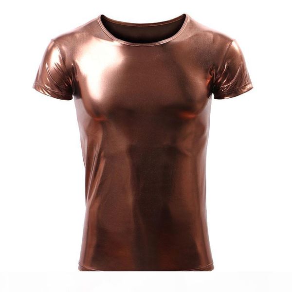 undershirt for mens faux leather short sleeve t-shirts men undershirts clubwear costumes clothing undershirts, Black;brown
undershirt for mens faux leather short sleeve t-shirts men undershirts clubwear costumes clothing undershirts, Black;brown