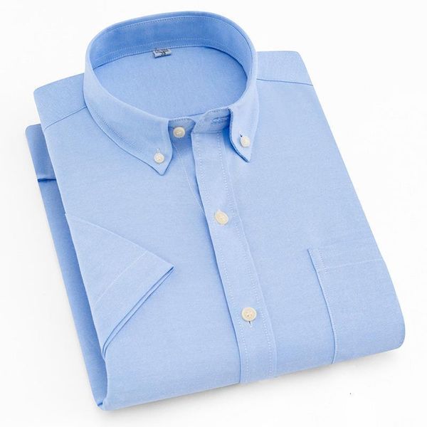 short sleeve shirt men summer new office basic style men's oxford shirt plus size solid white blue cotton male shirt, White;black
short sleeve shirt men summer new office basic style men's oxford shirt plus size solid white blue cotton male shirt, White;black