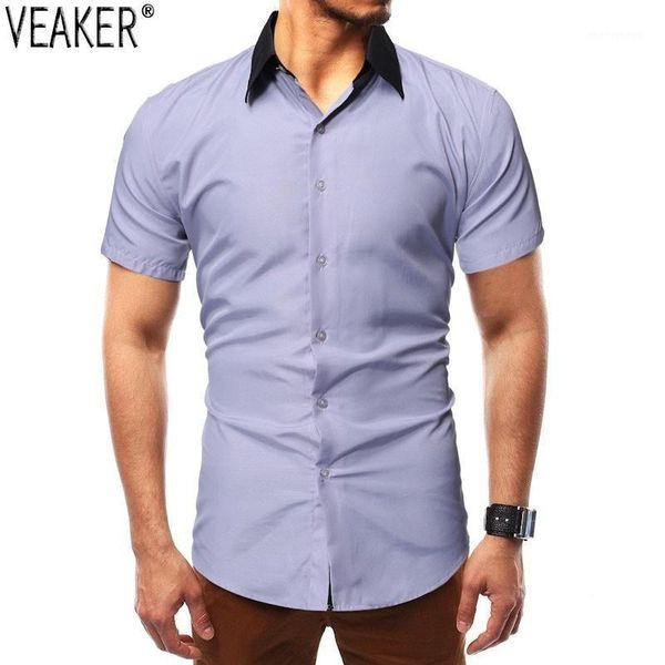 men's casual shirts 2021 nieuwe mannen slim fit korte mouwen mannelijke zomer patchwork shirt heren business -2xl1, White;black
men's casual shirts 2021 nieuwe mannen slim fit korte mouwen mannelijke zomer patchwork shirt heren business -2xl1, White;black