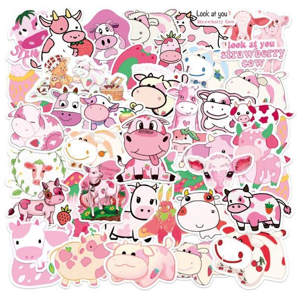 50 pcs kawaii pink cow sticker waterproof pvc journal decorative stationery craft stickers toy for luggage lapskateboard wmtorw
50 pcs kawaii pink cow sticker waterproof pvc journal decorative stationery craft stickers toy for luggage lapskateboard wmtorw