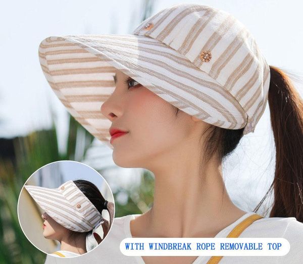 двойное назначение складное солнце солнцезащитная шапка женская девушка путешествия уф защита полоса солнца шляпа beach cap женщины летняя п
двойное назначение складное солнце солнцезащитная шапка женская девушка путешествия уф защита полоса солнца шляпа beach cap женщины летняя п