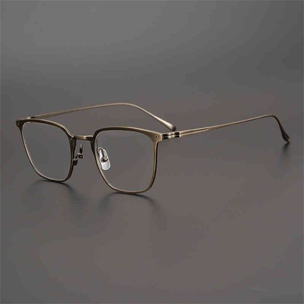 70% off clearance online style high-quality refined brushed pure titanium frame with large square face and high degree myopia frame, White;black
70% off clearance online style high-quality refined brushed pure titanium frame with large square face and high degree myopia frame, White;black