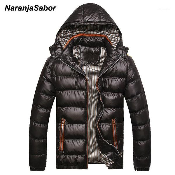 naranjasabor 2020 winter parkas warm thick male hooded padded casual jackets men overcoats men's coats mens brand clothing 4xl1, Black 
naranjasabor 2020 winter parkas warm thick male hooded padded casual jackets men overcoats men's coats mens brand clothing 4xl1, Black