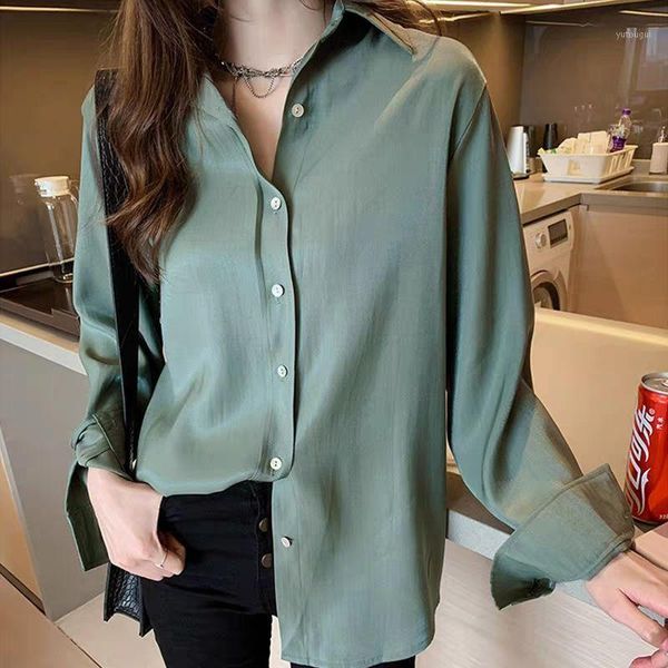 women blouse turn-down collar lady full sleeve women shirts light fashion long sleeve blouse shirts oversize h141, White
women blouse turn-down collar lady full sleeve women shirts light fashion long sleeve blouse shirts oversize h141, White